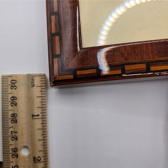 Tizo Design Handcrafted Wood Inlaid Made In Italy Photo Frame 5x7 - Picture 3 of 6